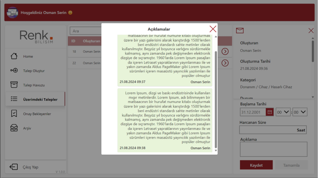 PowerApps Ticket Sistemi | Destek Talep Yönetim Yazılımı