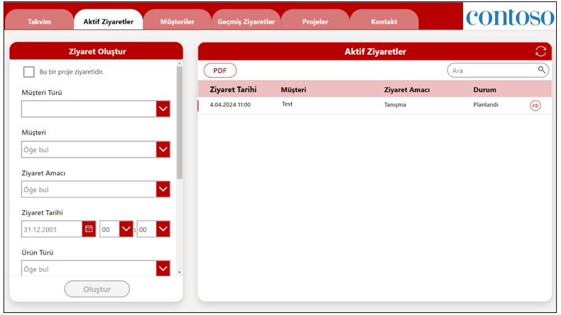 PowerApps Satış Aktivite Yönetimi | Saha Satış Takibi