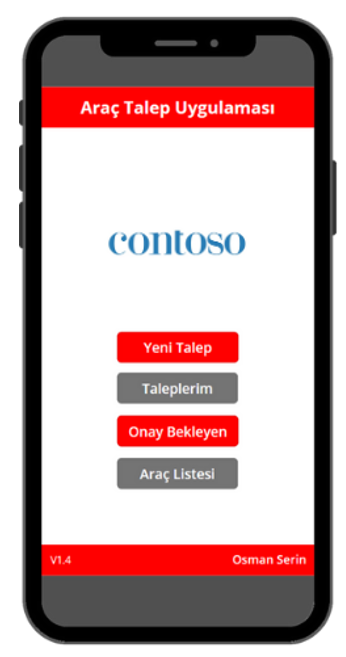 PowerApps Araç Talep Sistemi | Power Platform | Renk Bilişim